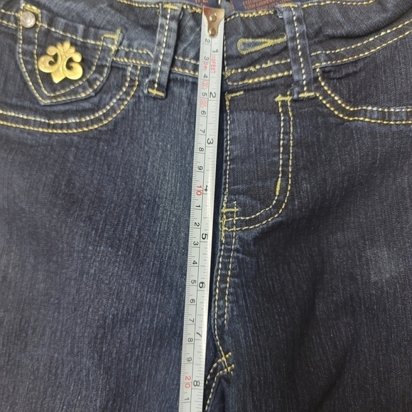 Dereon by Beyonce's Skinny Stretchy Low Rise Denim Blue Jeans in Size 2 - Picture 16 of 16